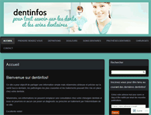 Tablet Screenshot of dentinfos.com